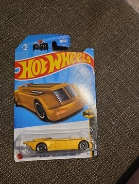 Mattel Hot Wheels Gold Batman Animated Series Car